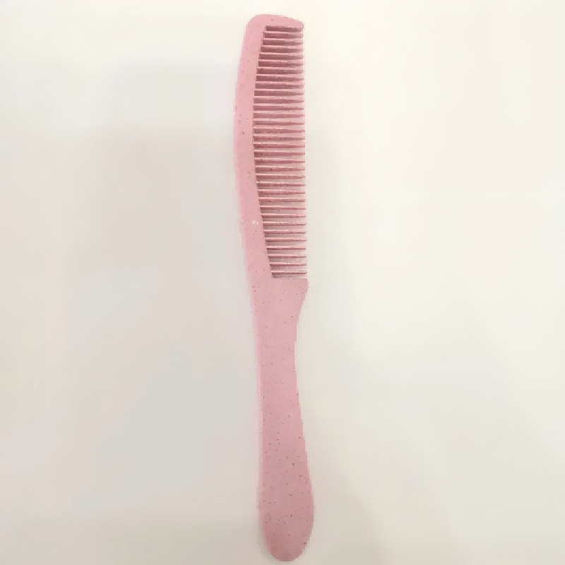 Custom Logo Biodegradable Wheat Straw Hair Combs for Hotel Travel Home