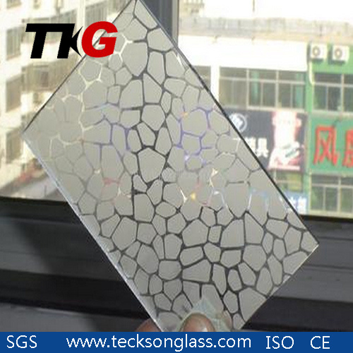 3-8mm Silk Screen Printing Glass/ for Decoratation Door Building