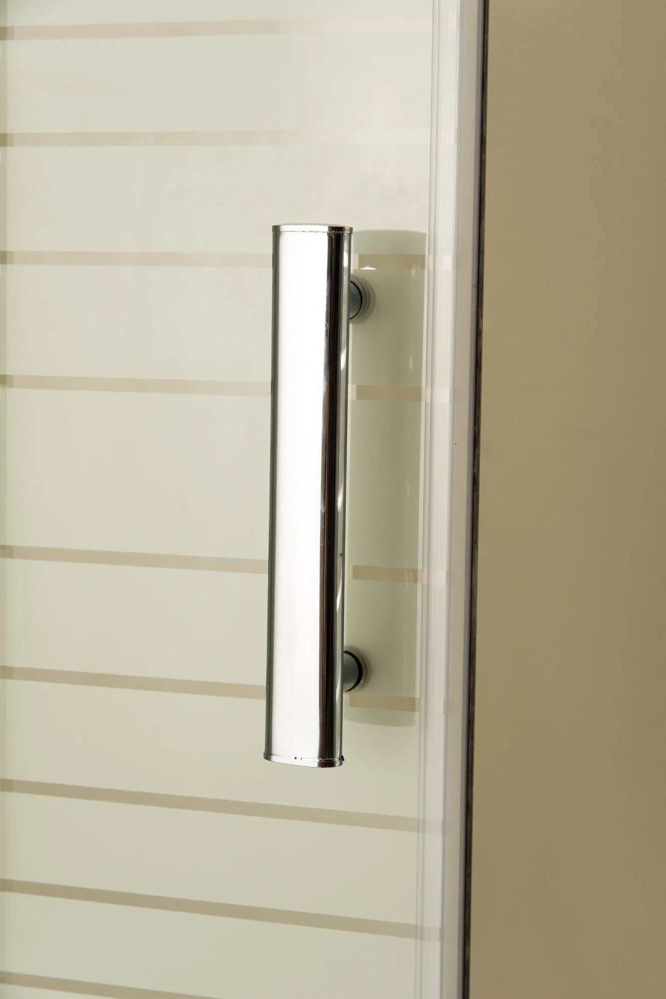 Low Tray Rectangle Stripe Glass Sliding Door Shower Enclosure (TL-506)