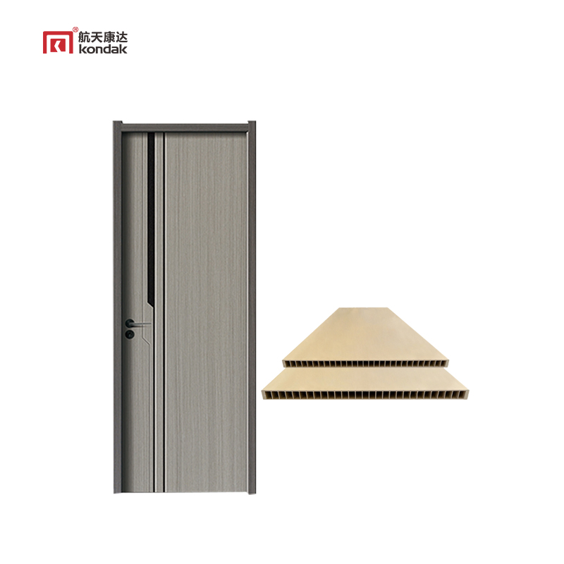 Moisture-Proof No Formaldehyde Insect-Resistant 500/700mm Width WPC Door for Myanmar