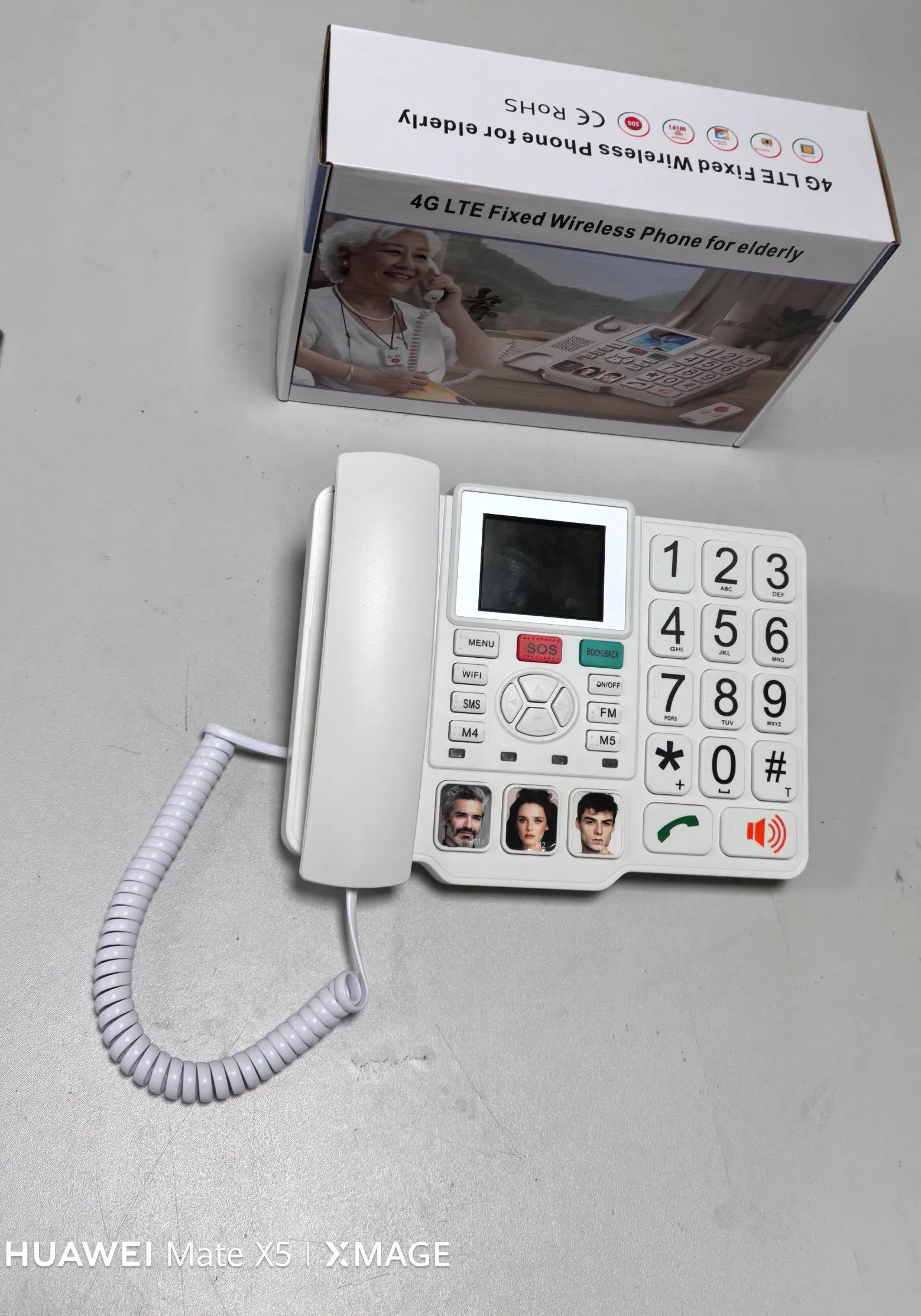 4G FWT Sos Emergency Fixed Wireless Telephone for Elder