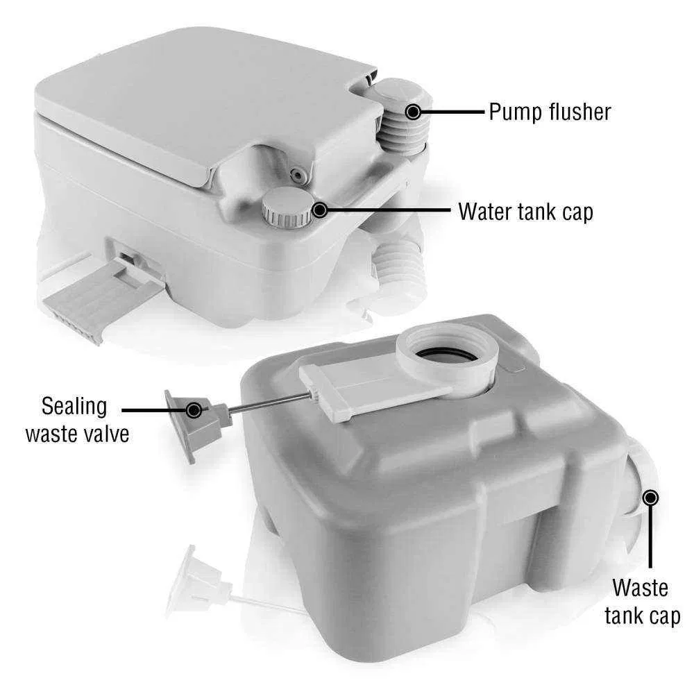 Mobile Plastic Toilet Chair Wc Toilets Outdoor Pool Mobile Plastic Luxury Portable Potty Toilet for Adult