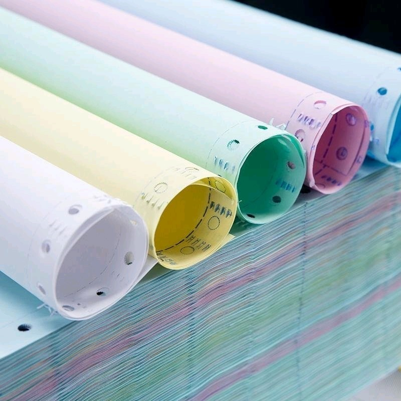 CB CFB CF Carbonless Paper/NCR Paper in Rolls for Five Colors Sale