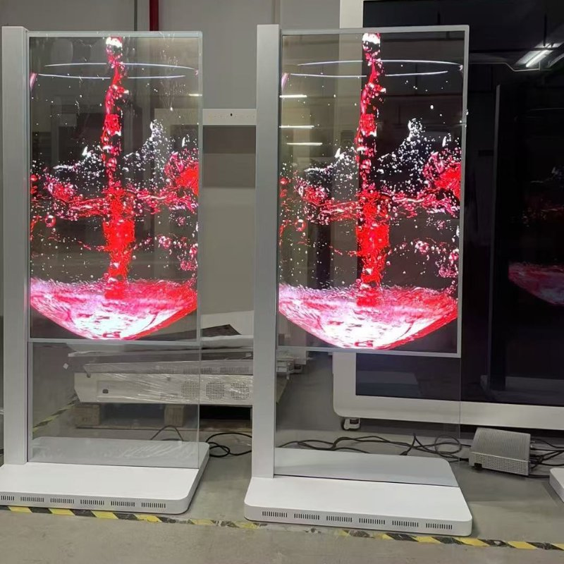 55inch OLED Transparent Digital Signage