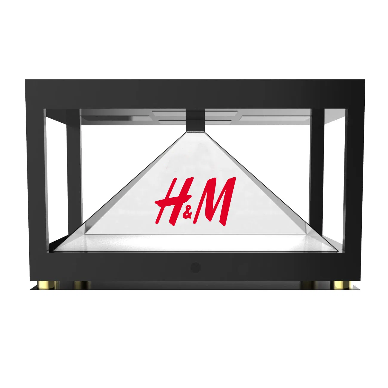 19inch Hologram Pyramid, 3D Holographic Showcase Display Projector Screen