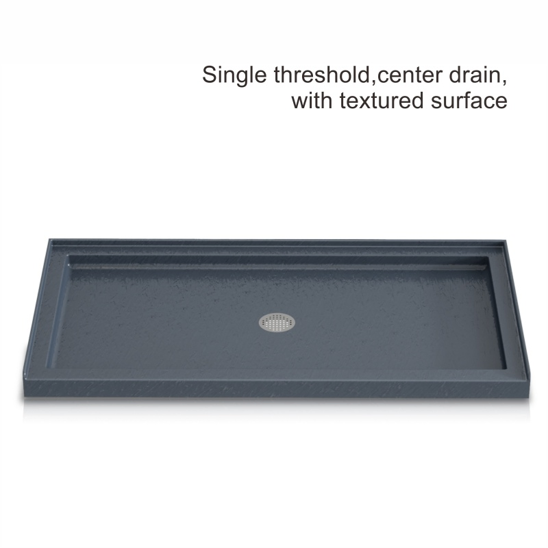 Custom Made Water Proof Walk in Rectangular Acrylic Shower Tray with Quick Drain