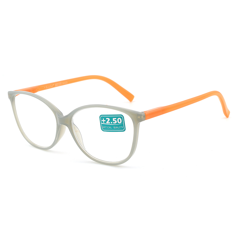 Classic Thin Ultra Light Reading Glasses with Colorful Selection and Spring Hinge for Unisex