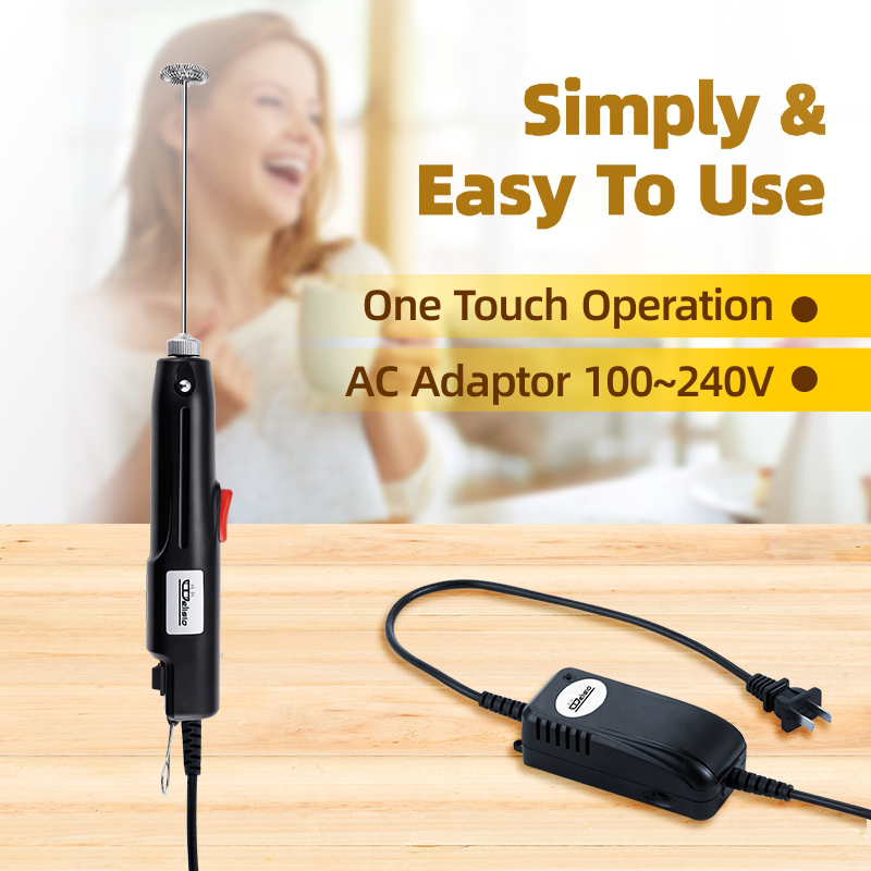 Электрический венчик Elisio для молока и яиц, 7 скоростей