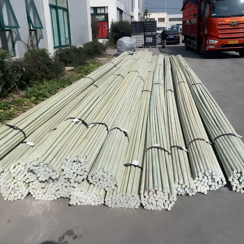 Wholesale Glass OEM/ODM Fiber FRP Gfrp Fiberglass Rod Bar Rebar for Lightweight Building Material