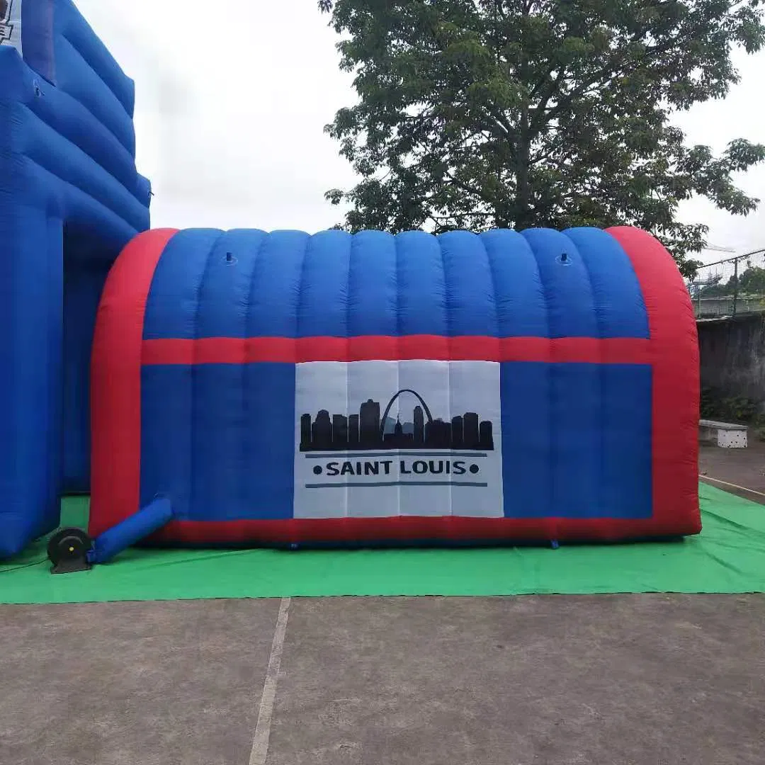 Boyi Club Team Inflatable Blow up Inflatable Mascot Football Helmet Tunnel