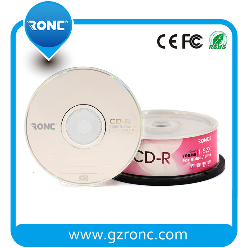 CD-R 52X для печати, упаковка 50 шт.