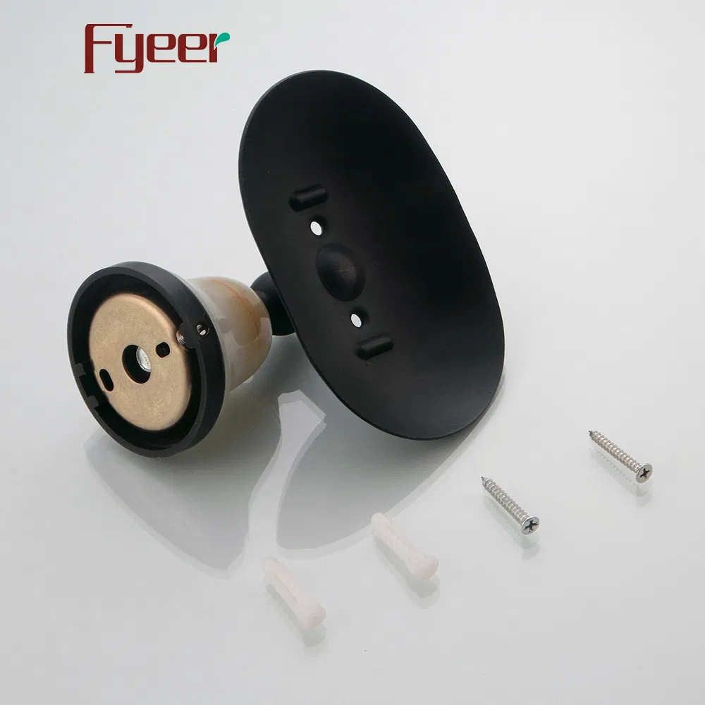 Мыльница настенная Fyeer Ceramic Base Black