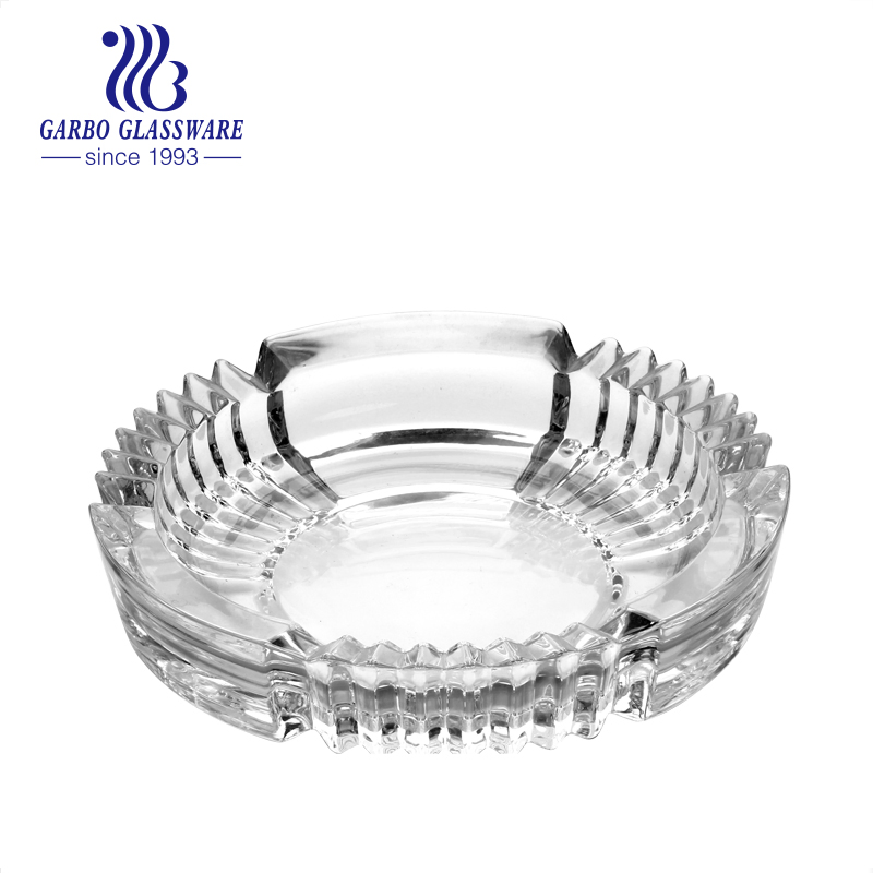 Standard Size Wholesale White Ceramic Ashtray Smoking Accessories Round Pocerlain Cigar Ashtray