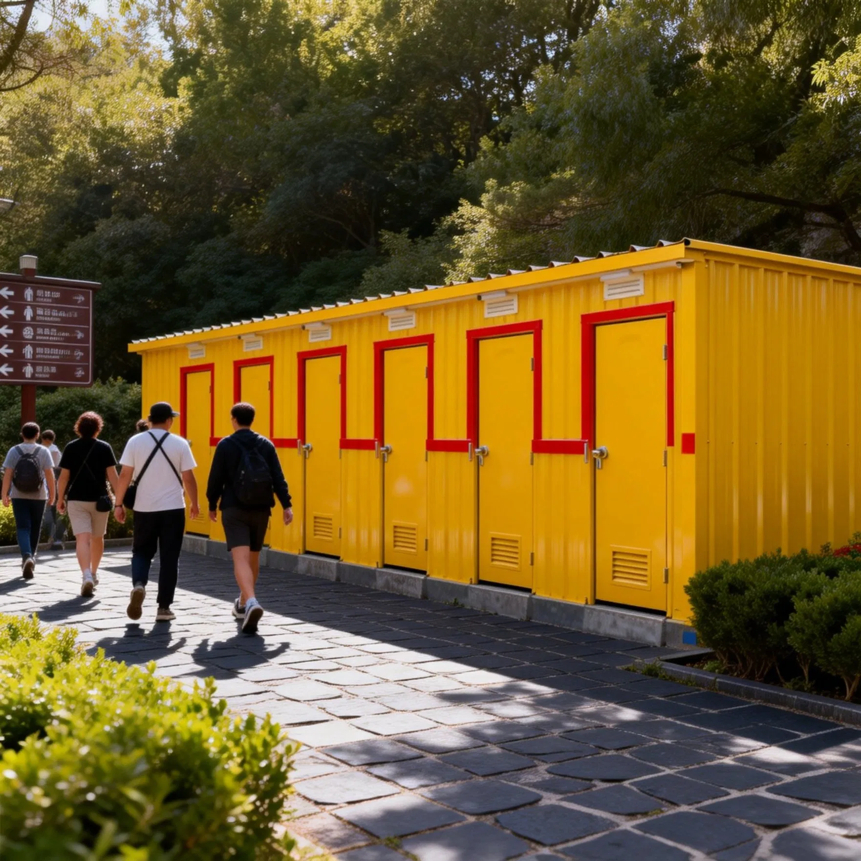 Simple Prefab Isolated Toilet Prefabricated Container Type Wc Modular House Mobile Toilet