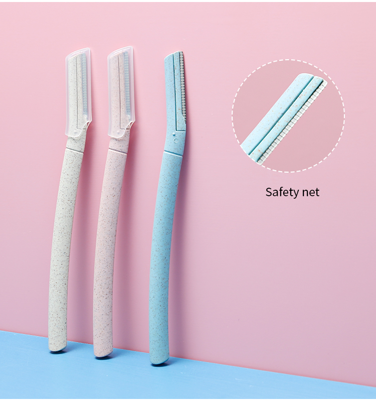 Precision Eyebrow Razor with Stylish ABS Handle for Perfect Shaping