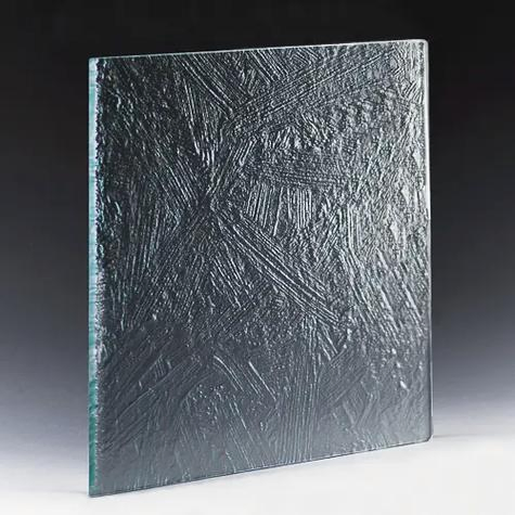 Pattern Cast Hot Melting Fusing Glass for Decoration Architecture Design