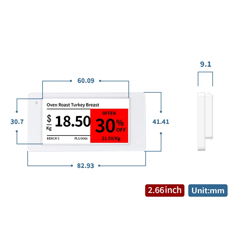 Seamless Integration with EAS Systems: Dyesl Electronic Price Tag