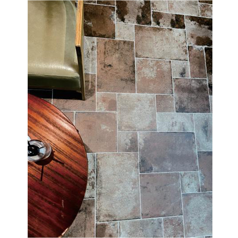 French Antique Tiles Indoor Rustic Plank Wall Glaze Floor Tile Ceramic