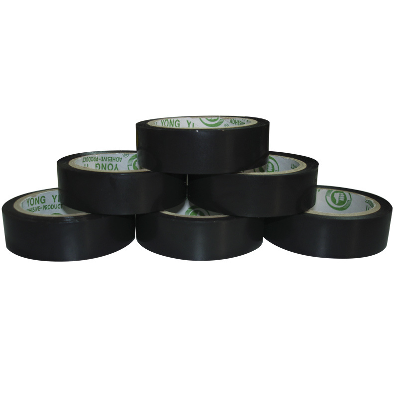 Black Vinyl Electrical Tape High Temperature Resistant Waterproof Flame Retardant Electriacal Adhesive Tape