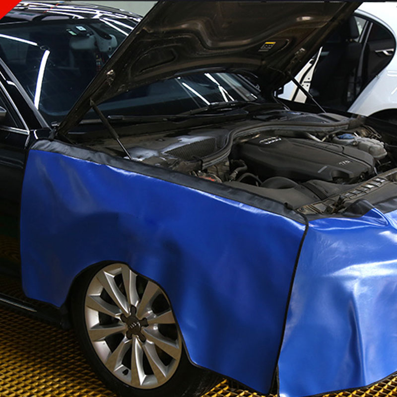 Custom Wholesale Magnetic PU Car Fender Cover for Maintenance Protection