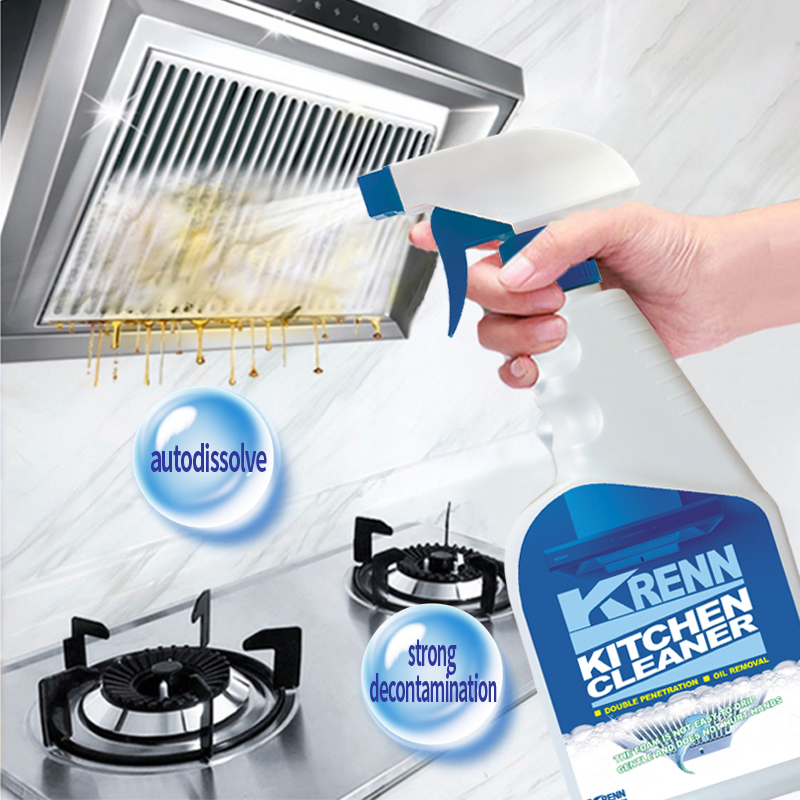 Krenn Wholesale Price Household Cleaner Oil Stain Cleaner Foam Kitchen Cleaner