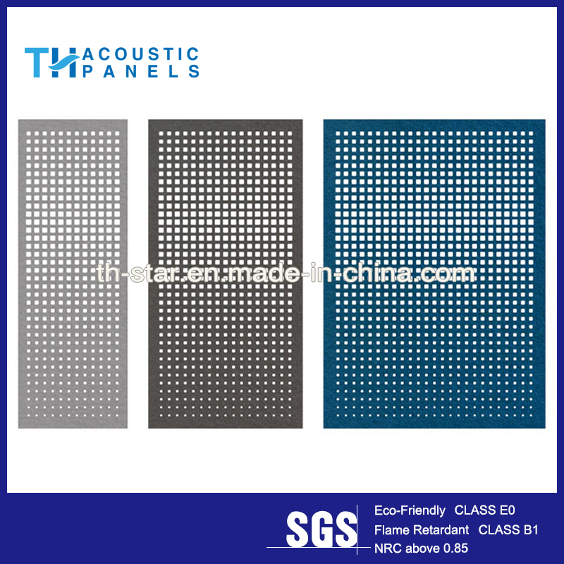 High Quality 9mm12mm20mm Simple Decoration Design of Acoustic CNC Cut Screen Panel for Office Space Barrier