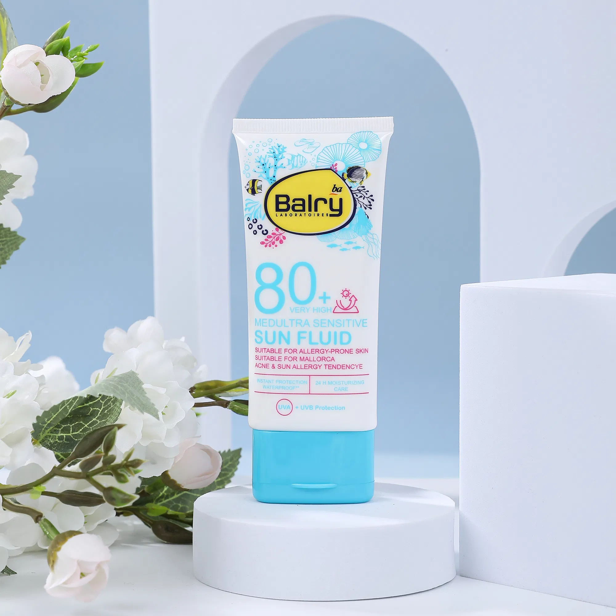 Gentle SPF 80 Sunscreen for Kids' Delicate Skin Protection