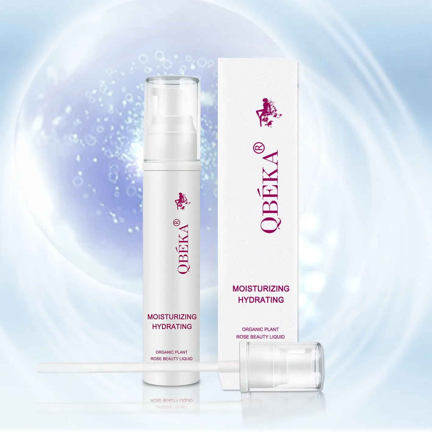 OEM Available Qbeka Organic Plant Rose Beauty Liquid Moisturizer