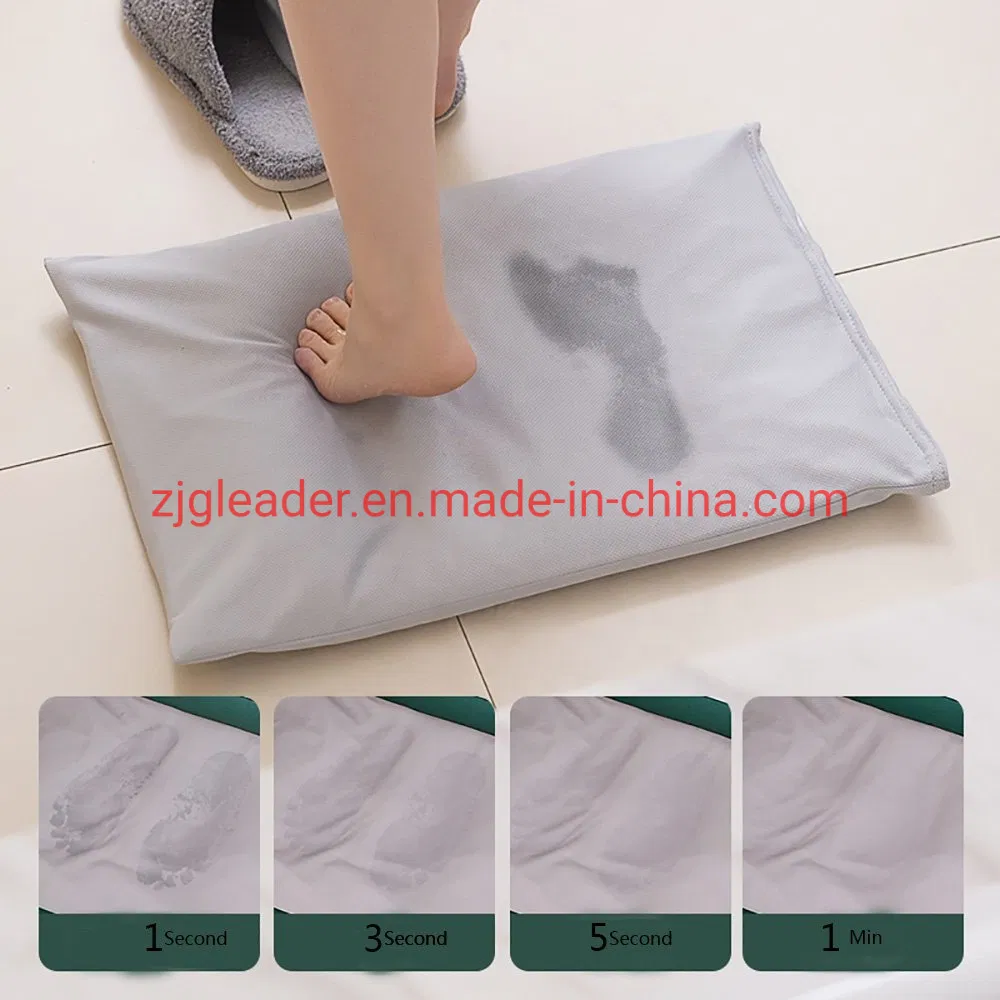 Zjgleader Hot Sale Japanese Style Bathroom Diatomite Mud Fast Dry Diatomite Soft Floor Mat