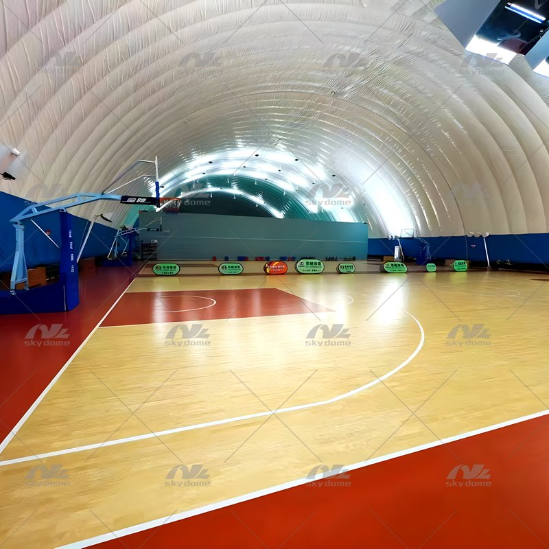 Customized PVDF Inflatable Membrane Structure Dome for Basketball