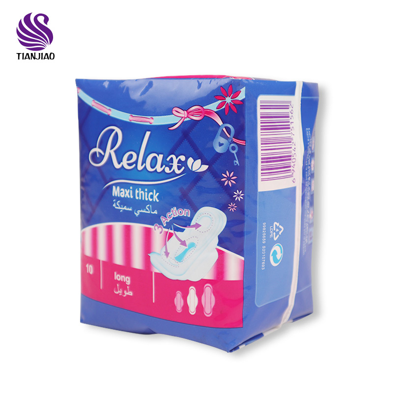 High Quality Relax Sanitary Napkin with Super High Absorbency