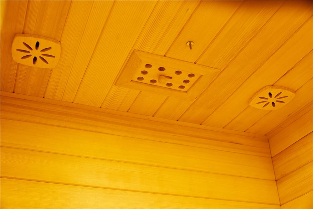 Инфракрасная сауна-кабина из массива дерева 1.2 м