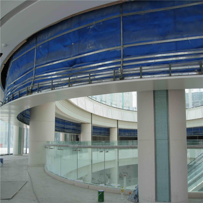 Fire Resistance Super Inorganic Fabric Folding Fireproof Rolling Shutter Door