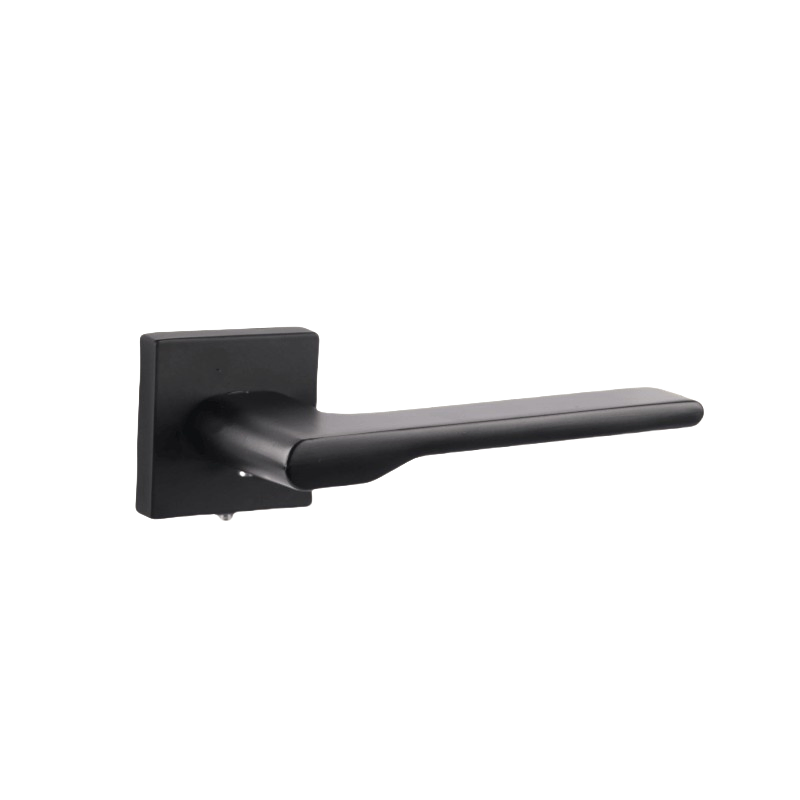 Factory Supply Custom Luxury Bedroom Hotel Lever Lock Internal Gold Door Handle Set for Wooden Doors