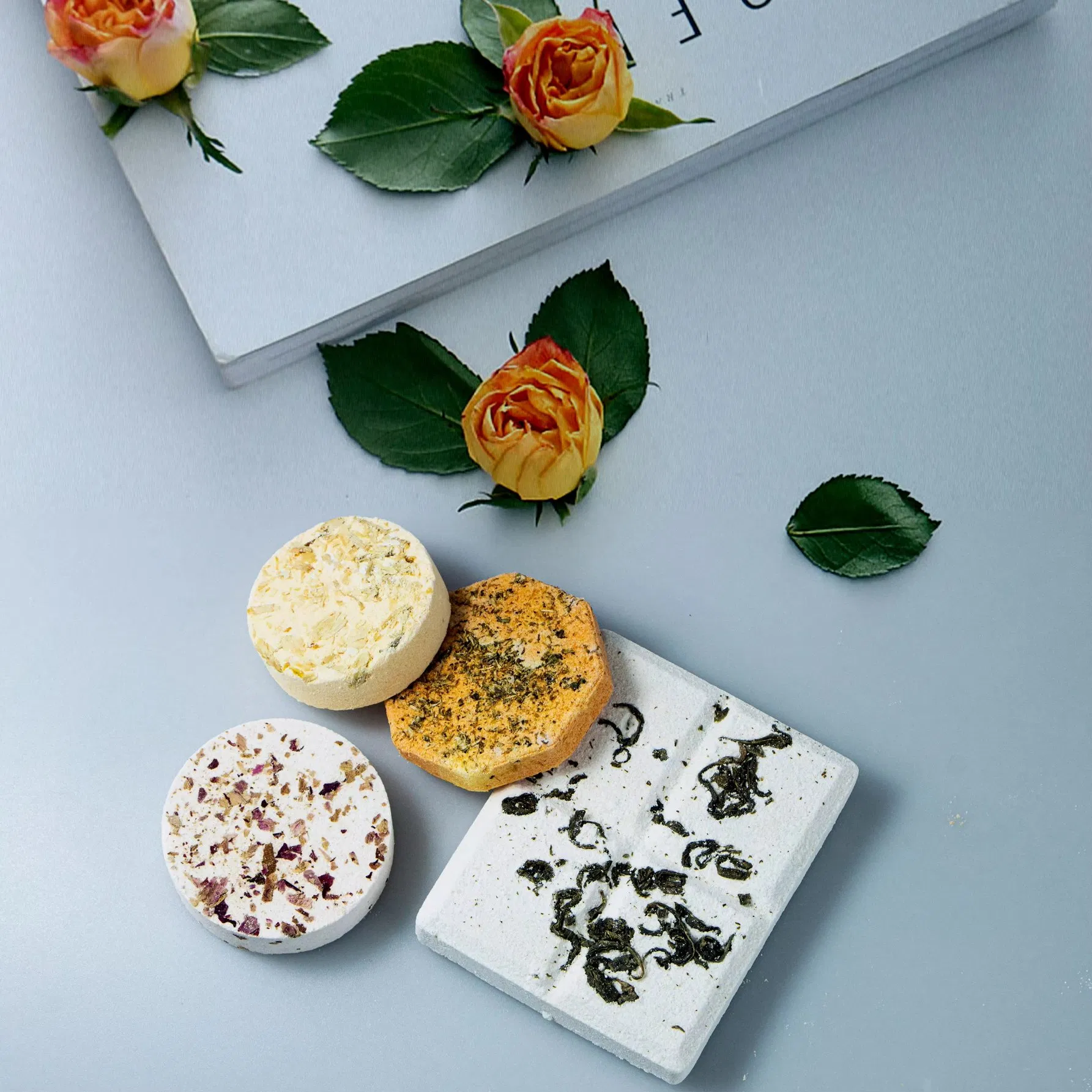 Rose Petal Aromatherapy Shower Bombs for Women Gift Set Shower Steamers