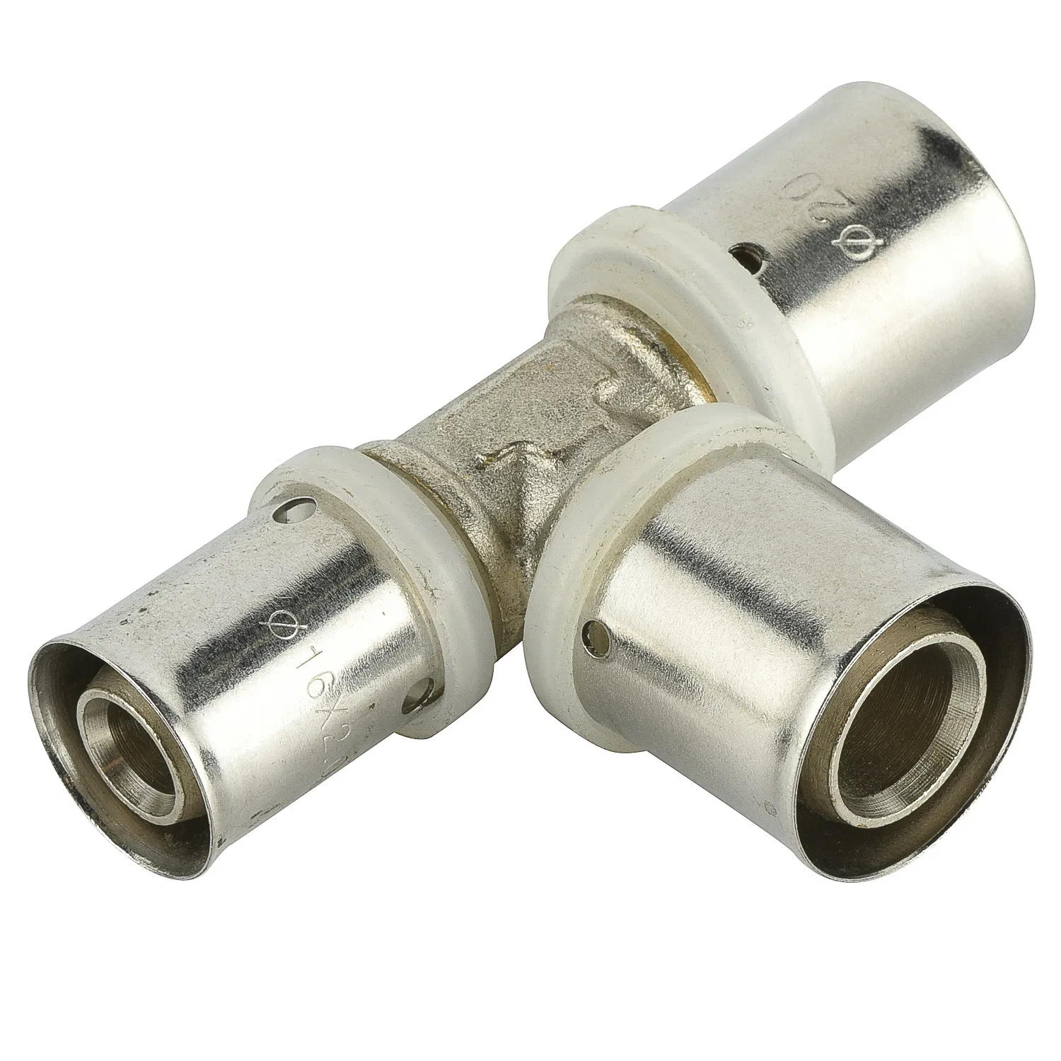 Elbow Brass Press Pex-Al-Pex Pipe Fittings Full Sizes Thread Tee Elbow Socket Pex Brass Press Fittings