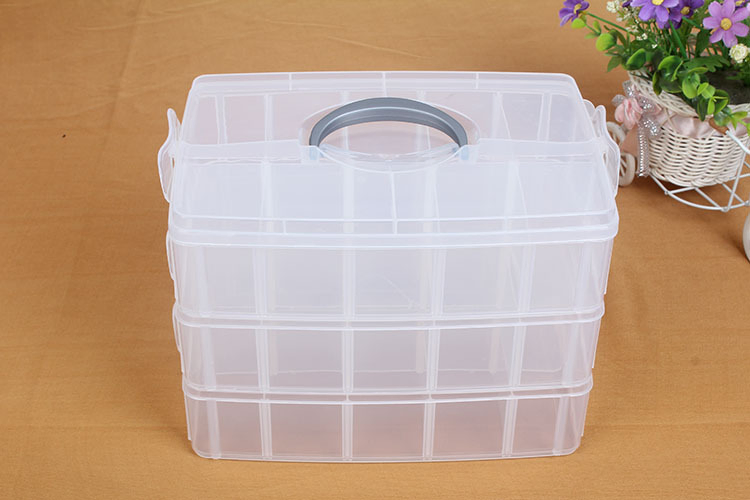 Пластиковый контейнер на 30 ячеек с перегородками