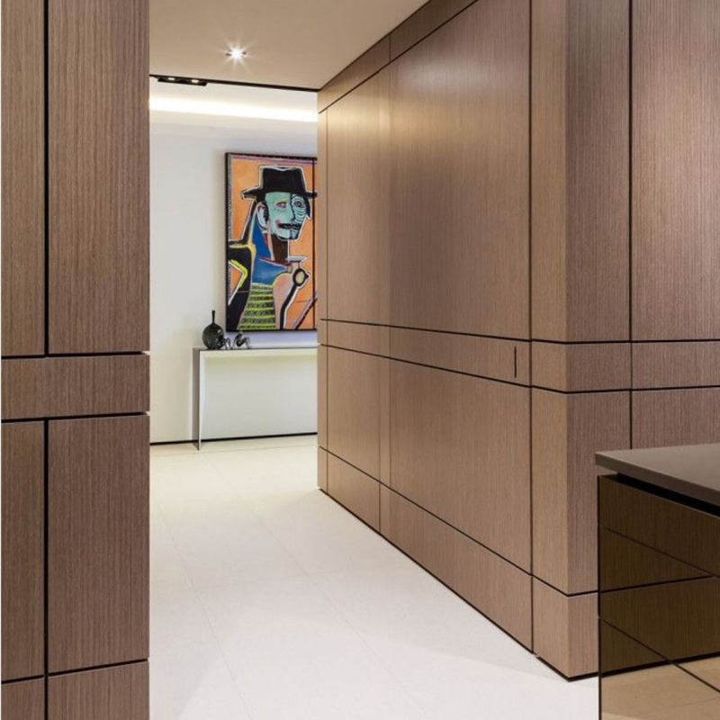 Wood Grain PVC Lamination Film PVC&Pet Decorative Film PVC Wall Panel Film