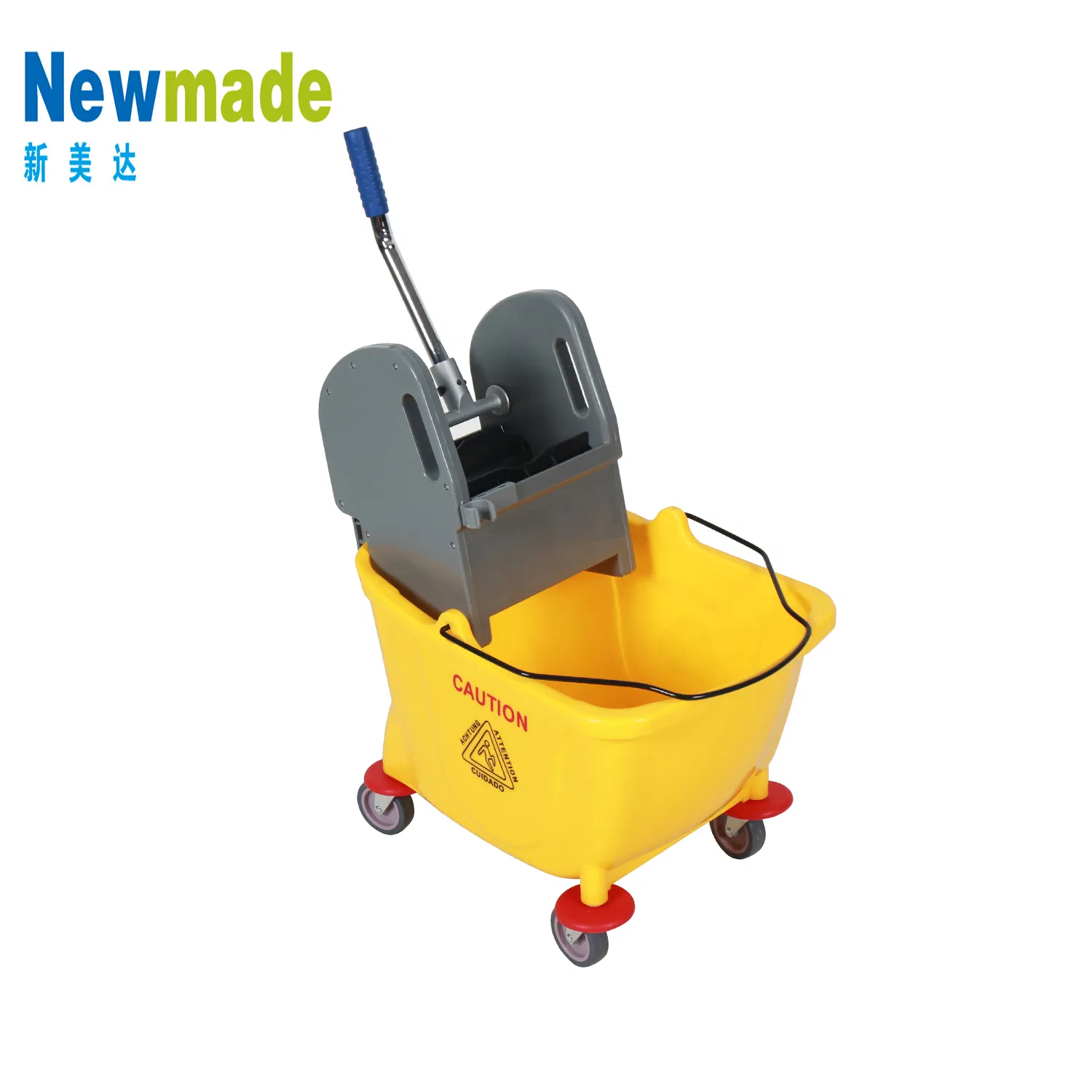 Durable Plastic Mini Mop Wringer Mop Bucket with Wringer