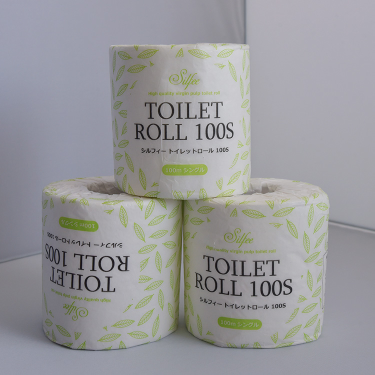 Manufacture Customizable Recycled Toilet Bath Jumbo Roll Bathroom Bamboo Towel Tissue Paper