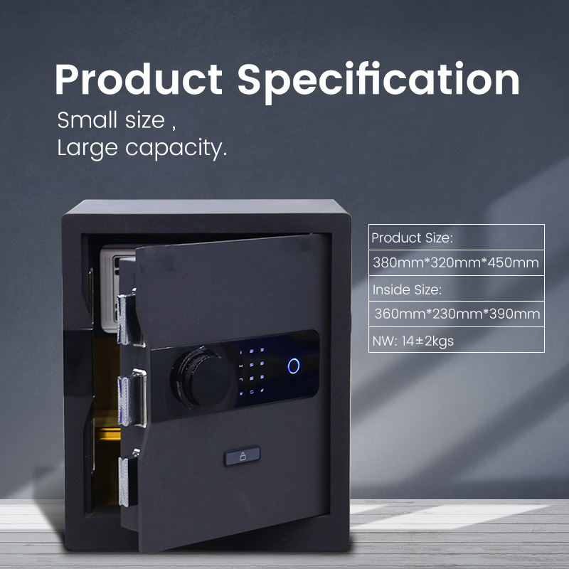 Home Large Heavy Duty Security Safe Box Electronic Digital Touch Screen Keypad Fingerprint Biometric Burglar Safe