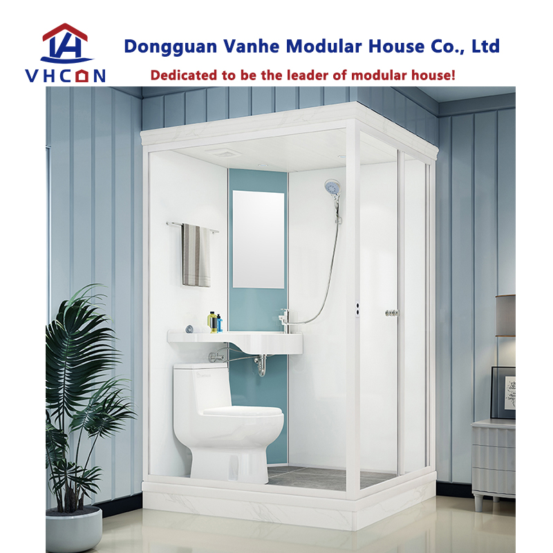 Showers Complete Prefabricated Unit Integrated Design Fabricated Freestanding Fancy European Modular Prefab Bathroom Pod with Toilet