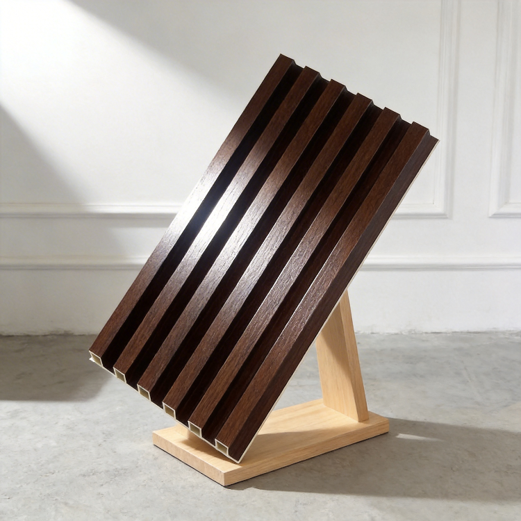 High Density Decorative Wood Outdoor PE WPC Wall Panel