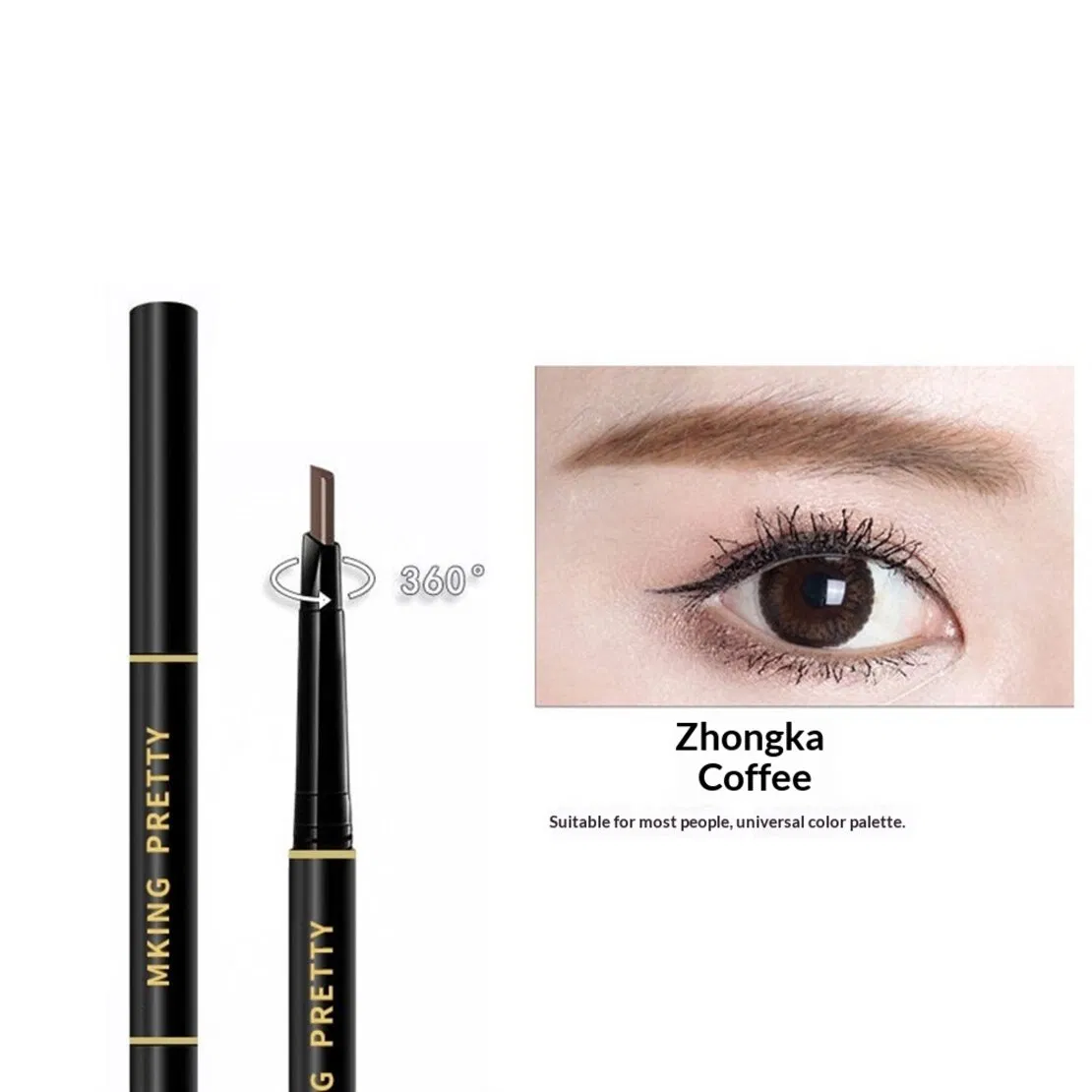 Flex Core Technology Eyebrow Pencil Break Resistant Ultra Slim Lead