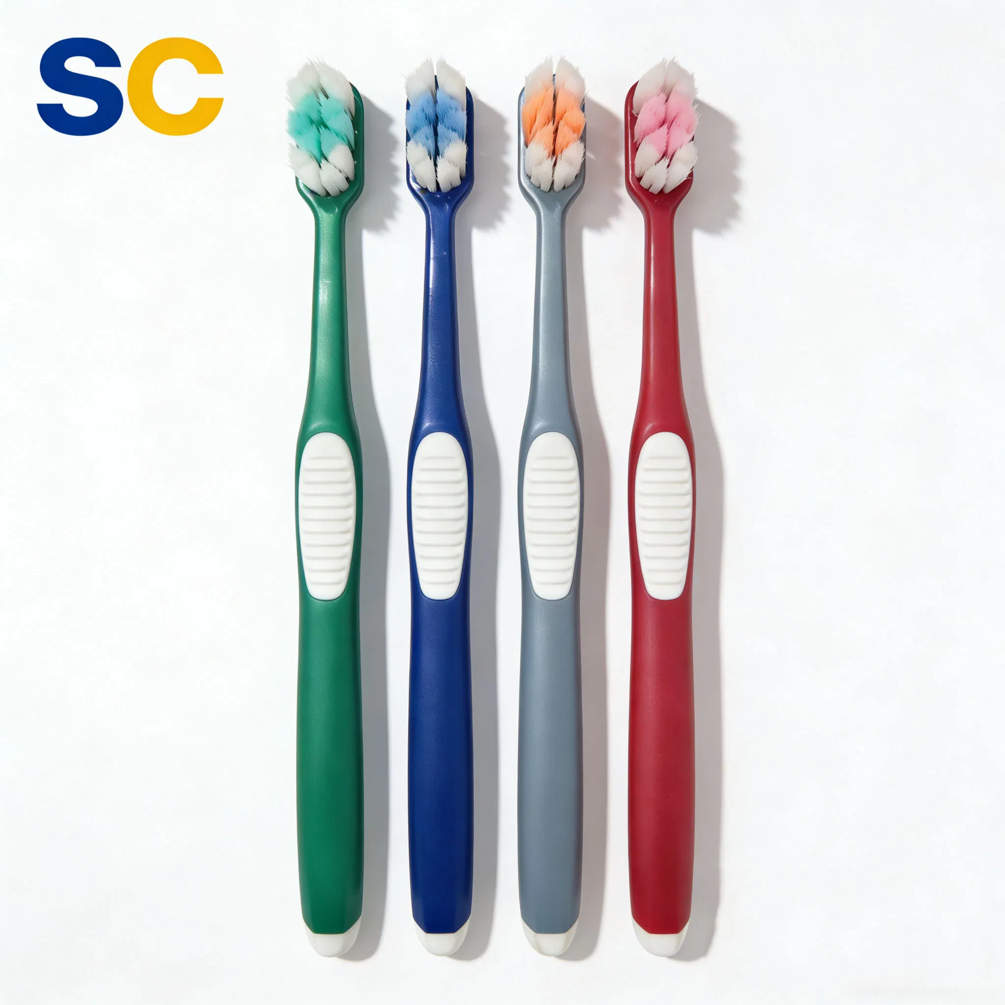 Adult Toothbrush Non-Slip Handle Do Not Harm Gums with Soft