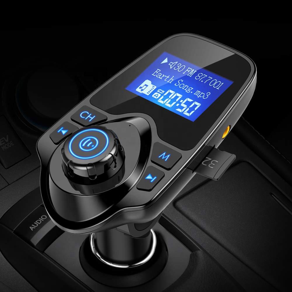 FM трансмиттер автомобильный T11 громкая связь USB зарядка
