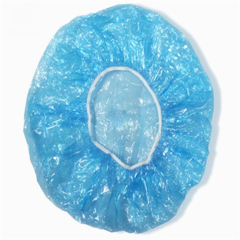 Disposable Waterproof Transparent Poly/HDPE/LDPE/Plastic/PE Shower Cap for Home/Hotel Travel/Bathing/Hair Treatment