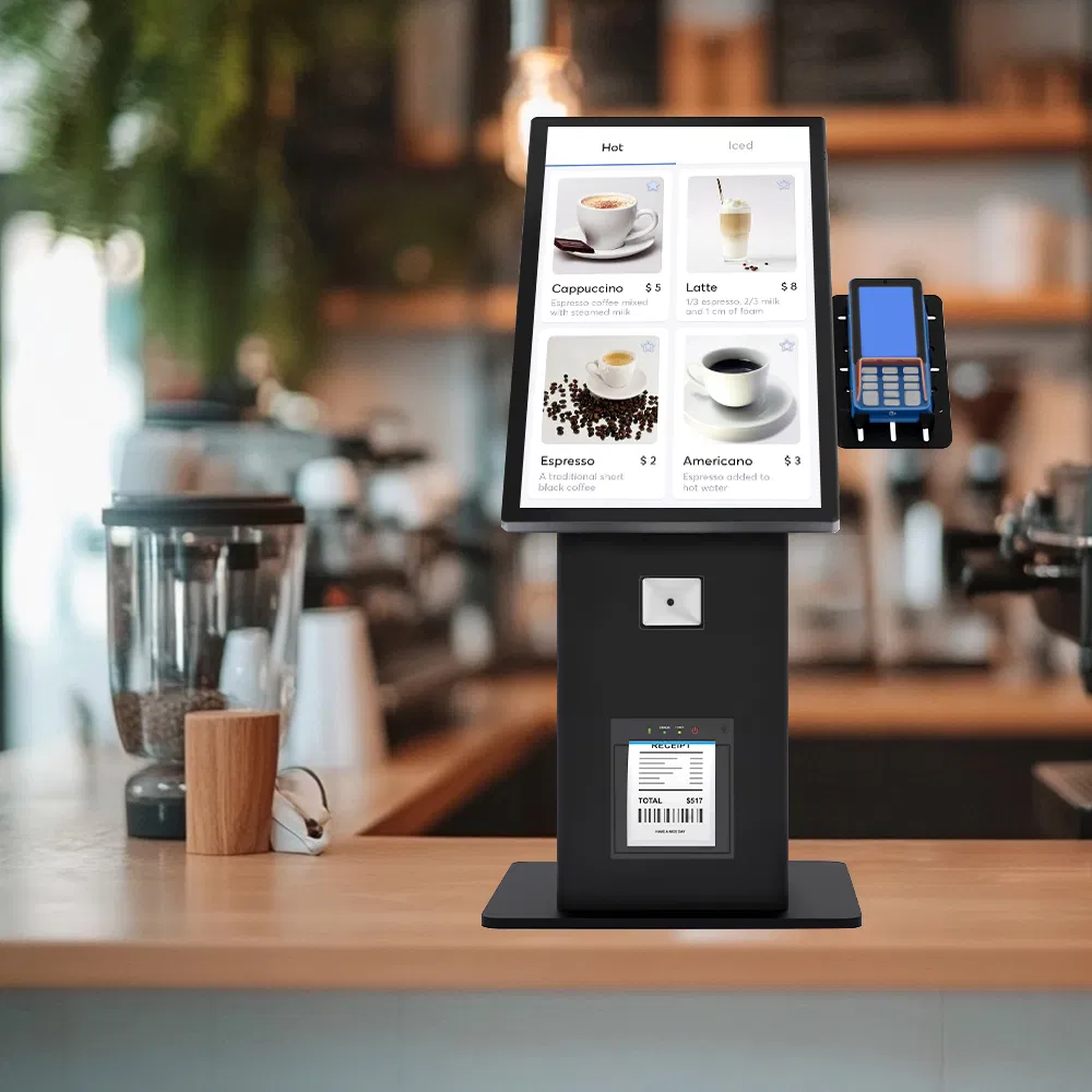 Сенсорный киоск самообслуживания 21.5-24 дюйма для ресторана