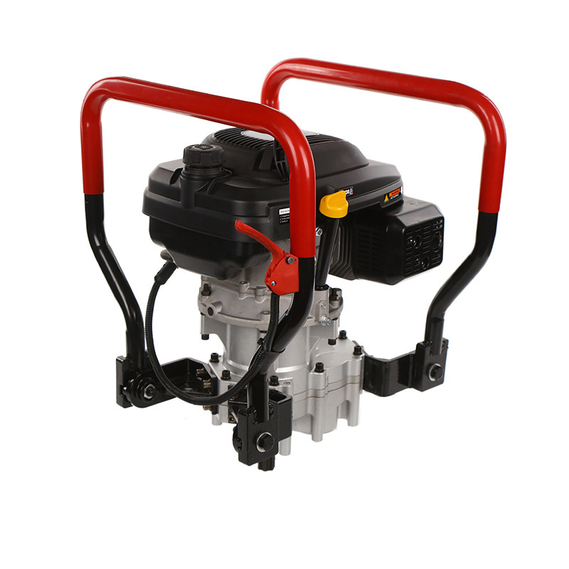 196cc Agricultural High Power Gasoline Drilling Tools Earth Auger Drilling Machine 4 Stroke Power Head Heavy Duty Ground Drill