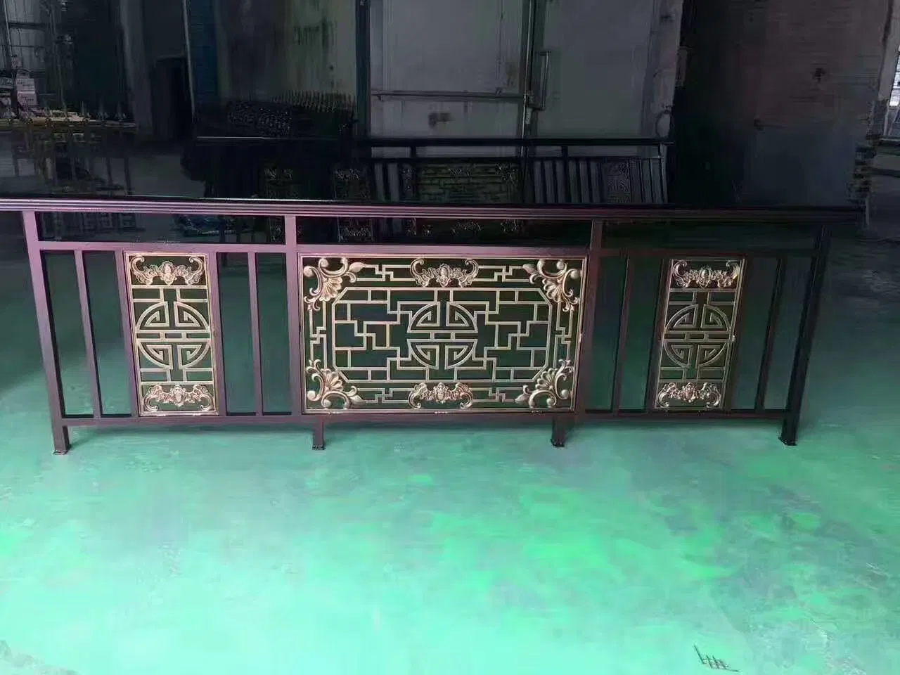 Chinese-Style Aluminum Decoration Cladding Balcony Fence
